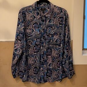 All over paisley print blouse